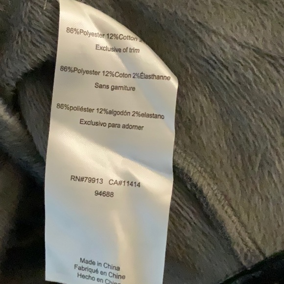 MOTHERHOOD Maternity dark grey open front cardigan. Size L - Picture 10 of 10